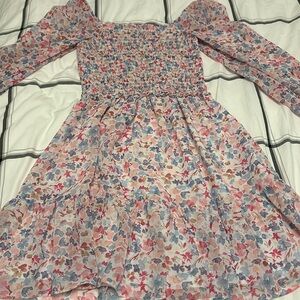 1 State Floral Chiffon Dress